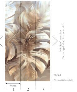Papier peint panoramique feuillage Livingwalls Metropolitan Stories AS790161
