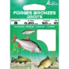 hameçons montés n°8 forgés bronzés