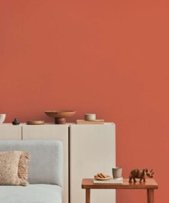 Papier peint uni terracotta A.S. Création Antigua AS371785