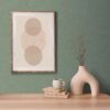 Papier peint uni vert olive Livingwalls Drawn into Nature AS371787