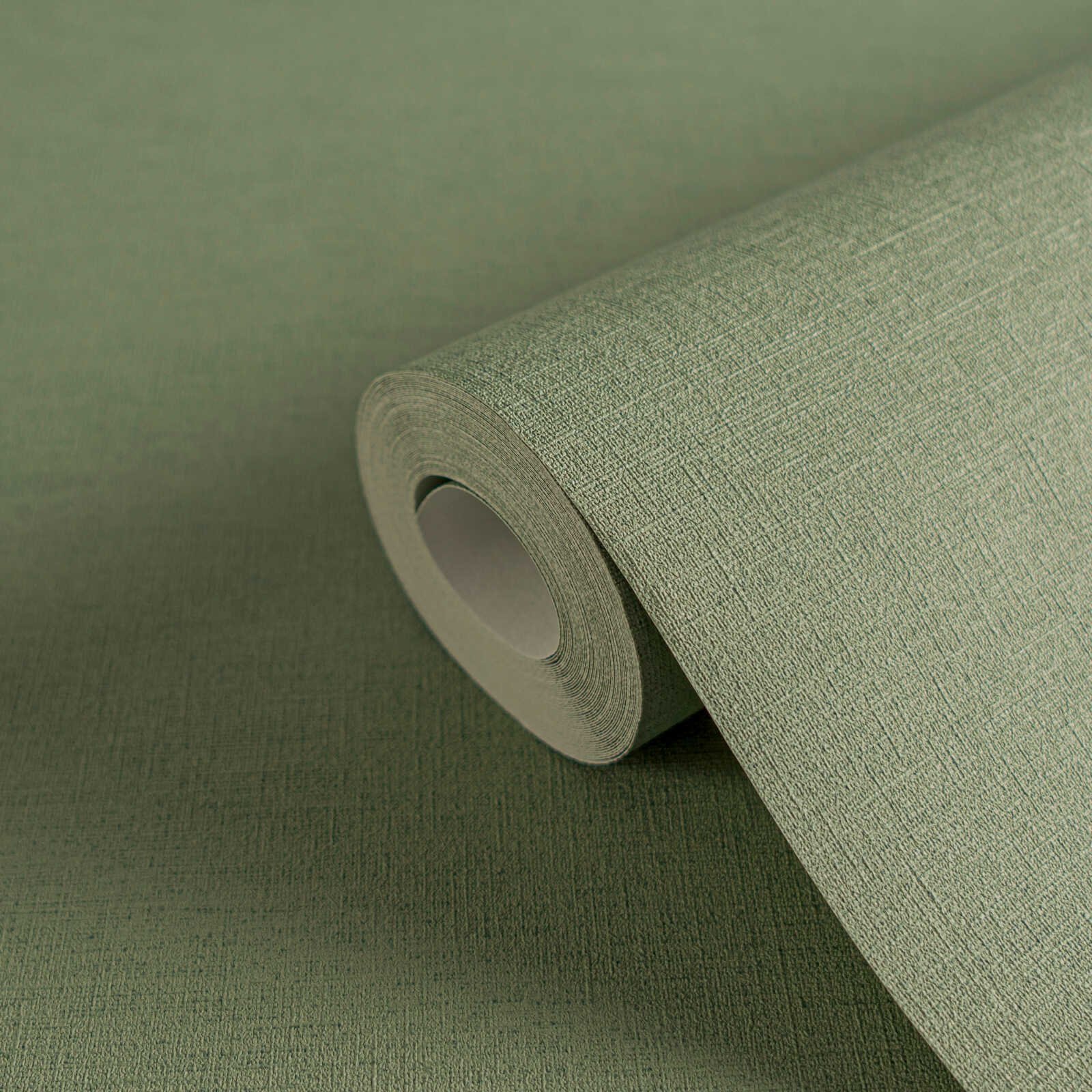 Papier peint uni vert olive Livingwalls Drawn into Nature AS371787