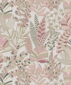 Papier peint feuilles tropicales rose A.S. Création Antigua AS390954