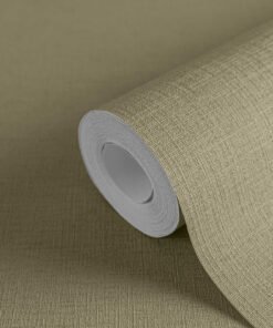 Papier peint uni vert olive A.S. Création Antigua AS390975