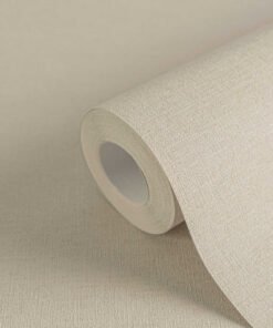Papier peint uni gris effet lin Livingwalls Drawn into Nature AS371782