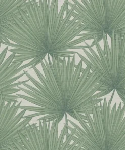 Papier peint feuilles de palmier vert A.S. Création Antigua AS390901