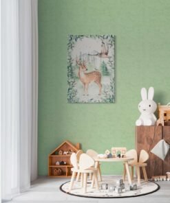 Craquez pour le papier peint uni vert sauge intissé A.S. Création AS771788. Son effet textile et sa teinte vert pastel créent une décoration douce, lumineuse et apaisante pour toute la maison.